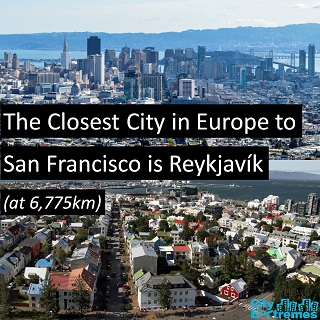 San Francisco to Reykjavik